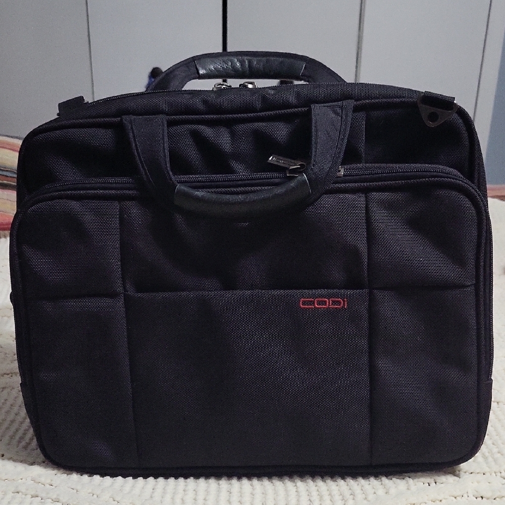CODi Professional Black Laptop Bag for Men
